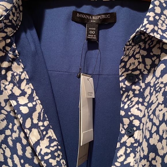 Banana Republic Mini Long Sleeve Dress Size 00 Brand New - Picture 4 of 8